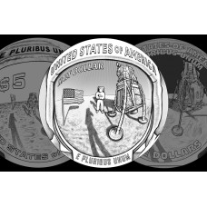 Designs unveiled for coin of Apollo 11 unveiled